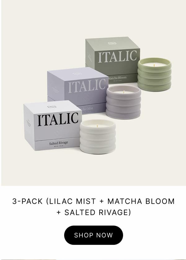 3-Pack (Lilac Mist + Matcha Bloom + Salted Rivage)