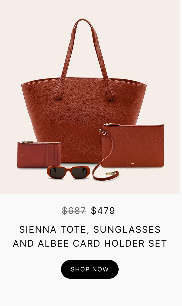 Sienna Tote, Gabriele Sunglasses and Albee Card Holder Set
