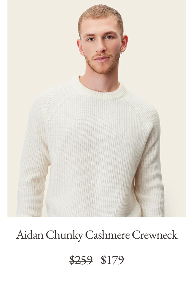 Aidan Chunky Cashmere Crewneck