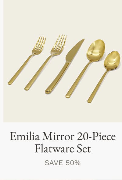 Emilia Mirror 20-Piece Flatware Set