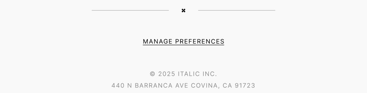 Manage Email Preferences
