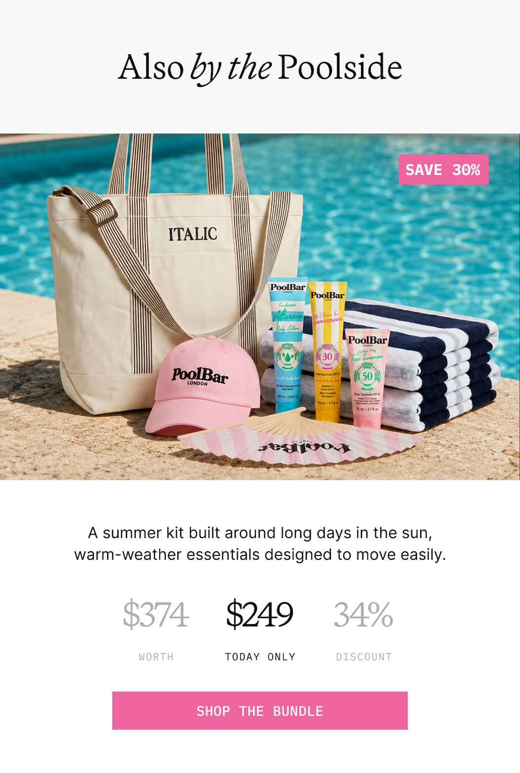 Italic X Poolbar Bundle