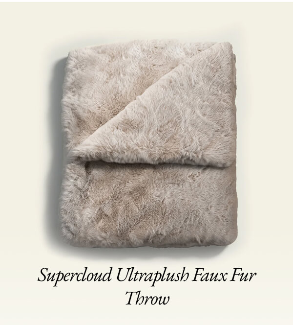 Supercloud Ultraplush Faux Fur Throw