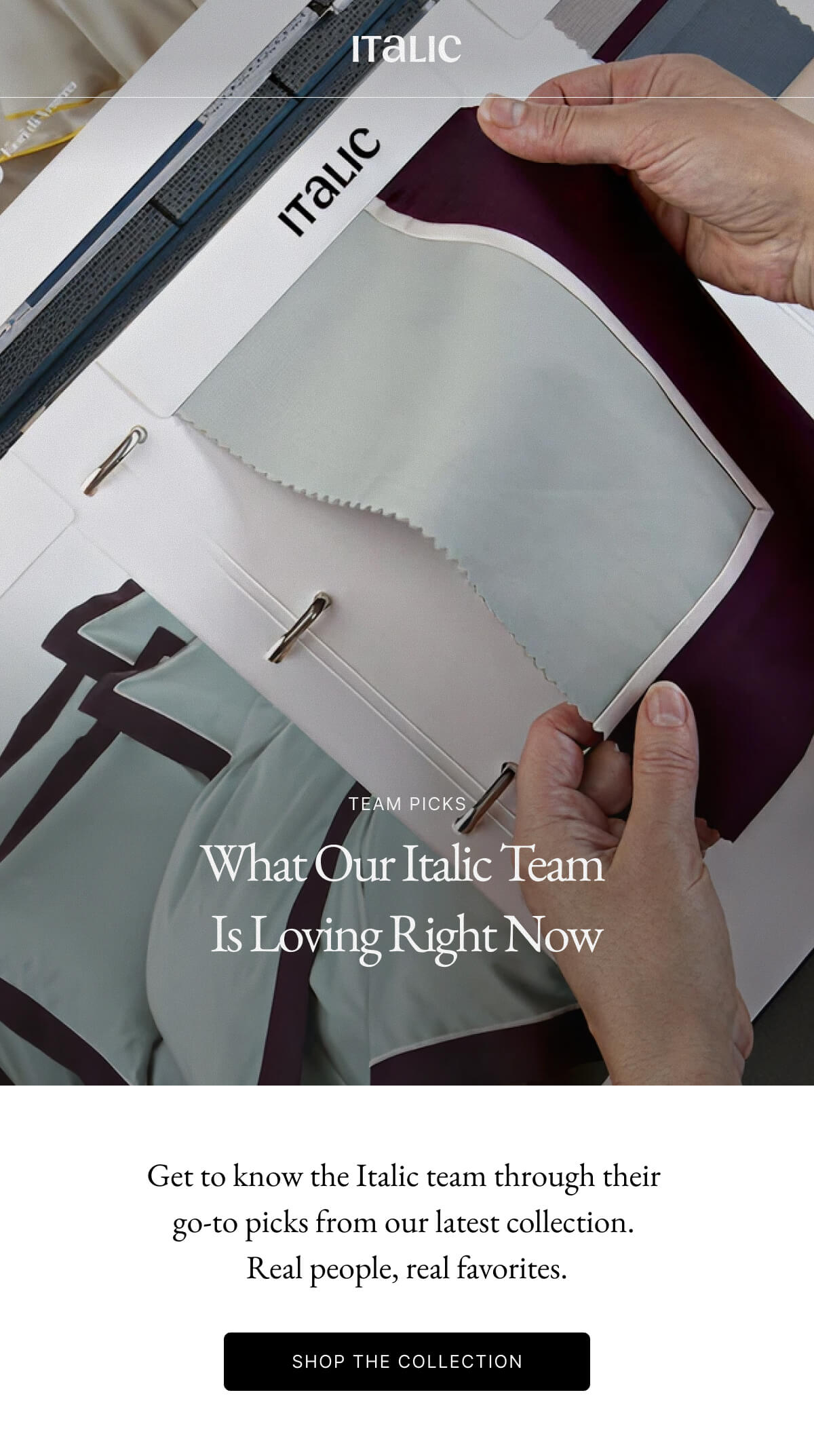 Italic | Life is the Luxury | TEAM PICKS What Our Italic Team Is Loving Right Now