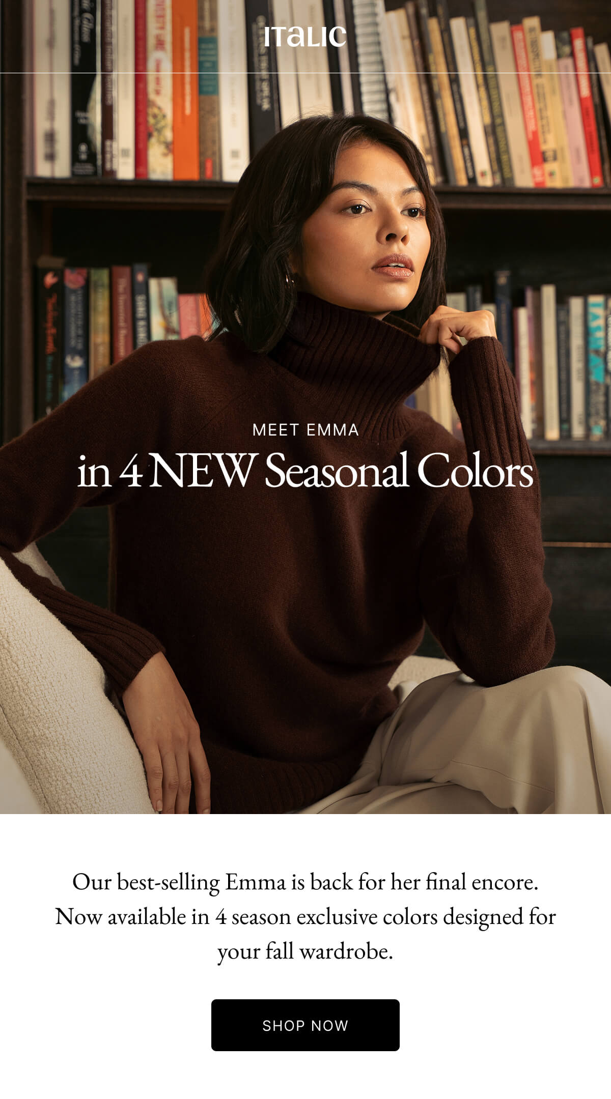 Italic | Life is the Luxury | MEET EMΜΑ in 4 NEW Seasonal Colors
