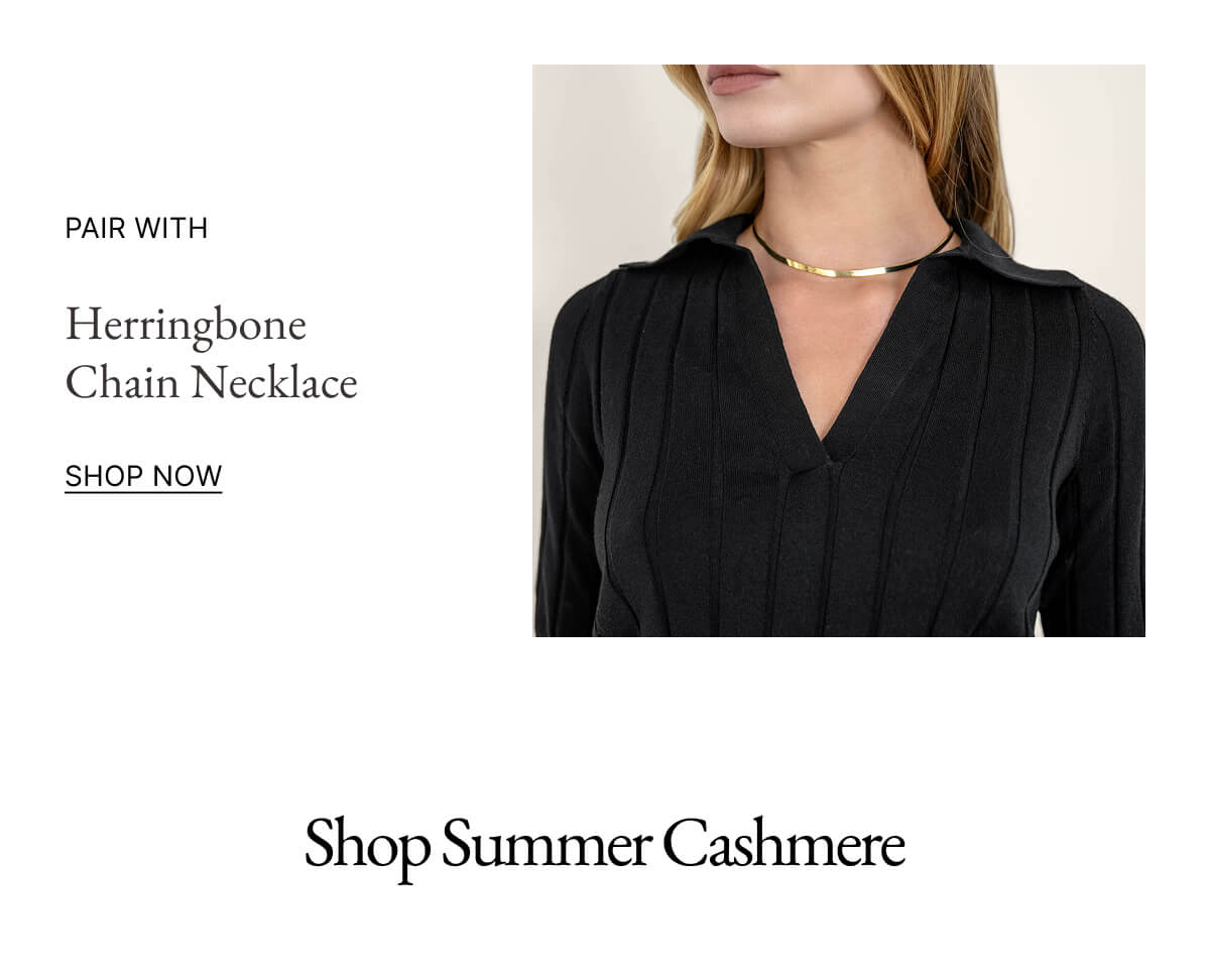 BEST SELLER | Herringbone Chain Necklace