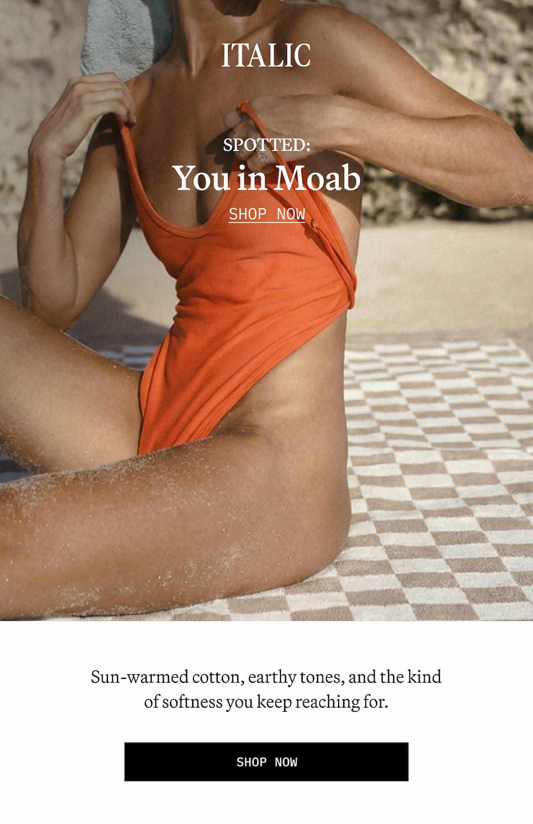 ITALIC | spotted: You in Moab