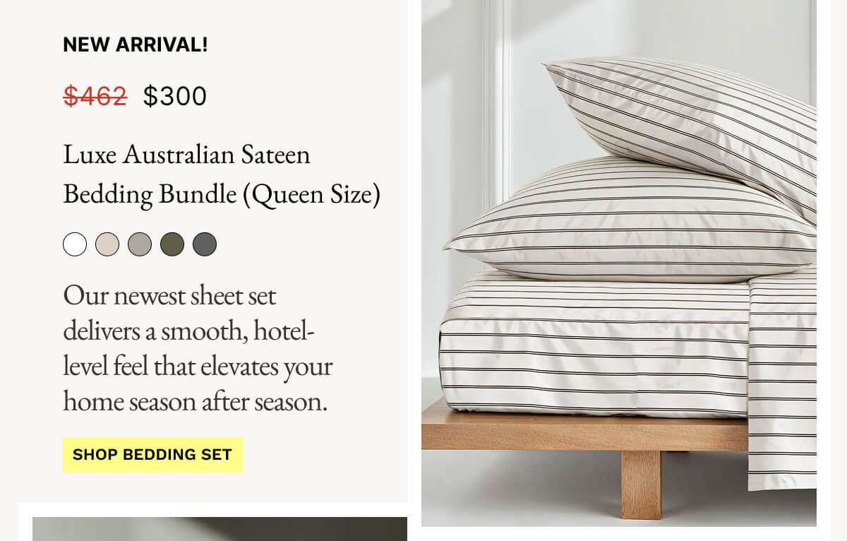 Luxe Australian Sateen Bedding Bundle