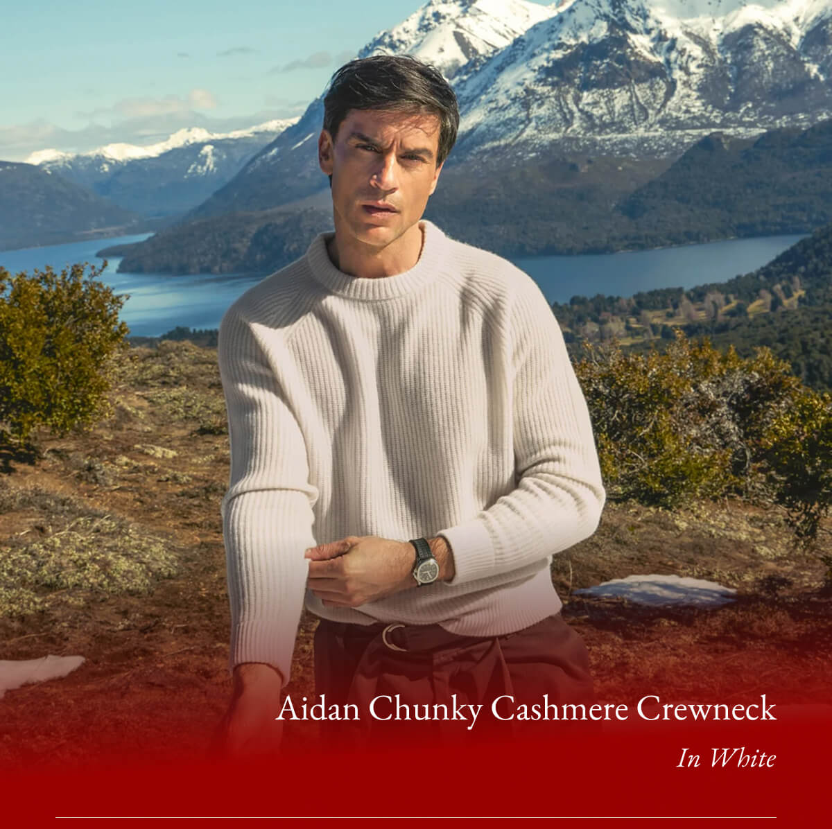 Aidan Chunky Cashmere Crewneck
