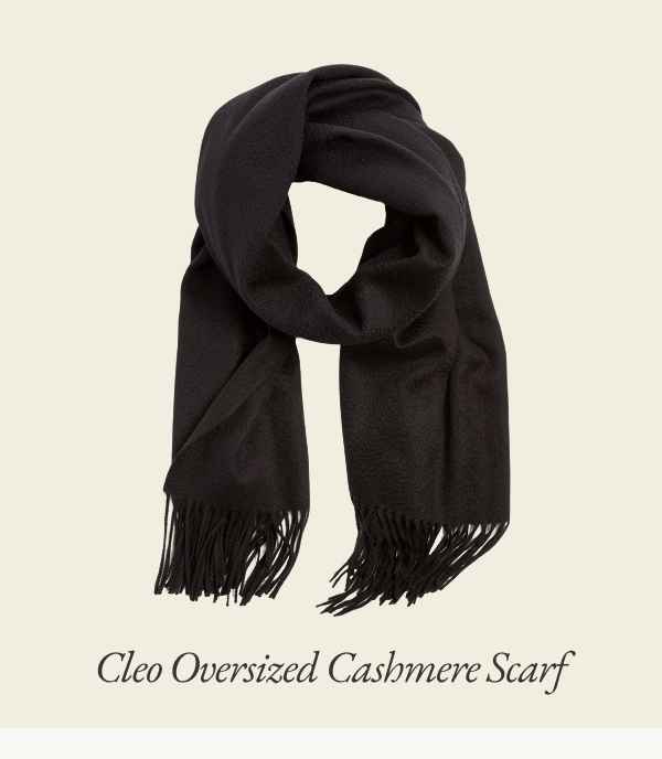Cleo Oversized Cashmere Scarf