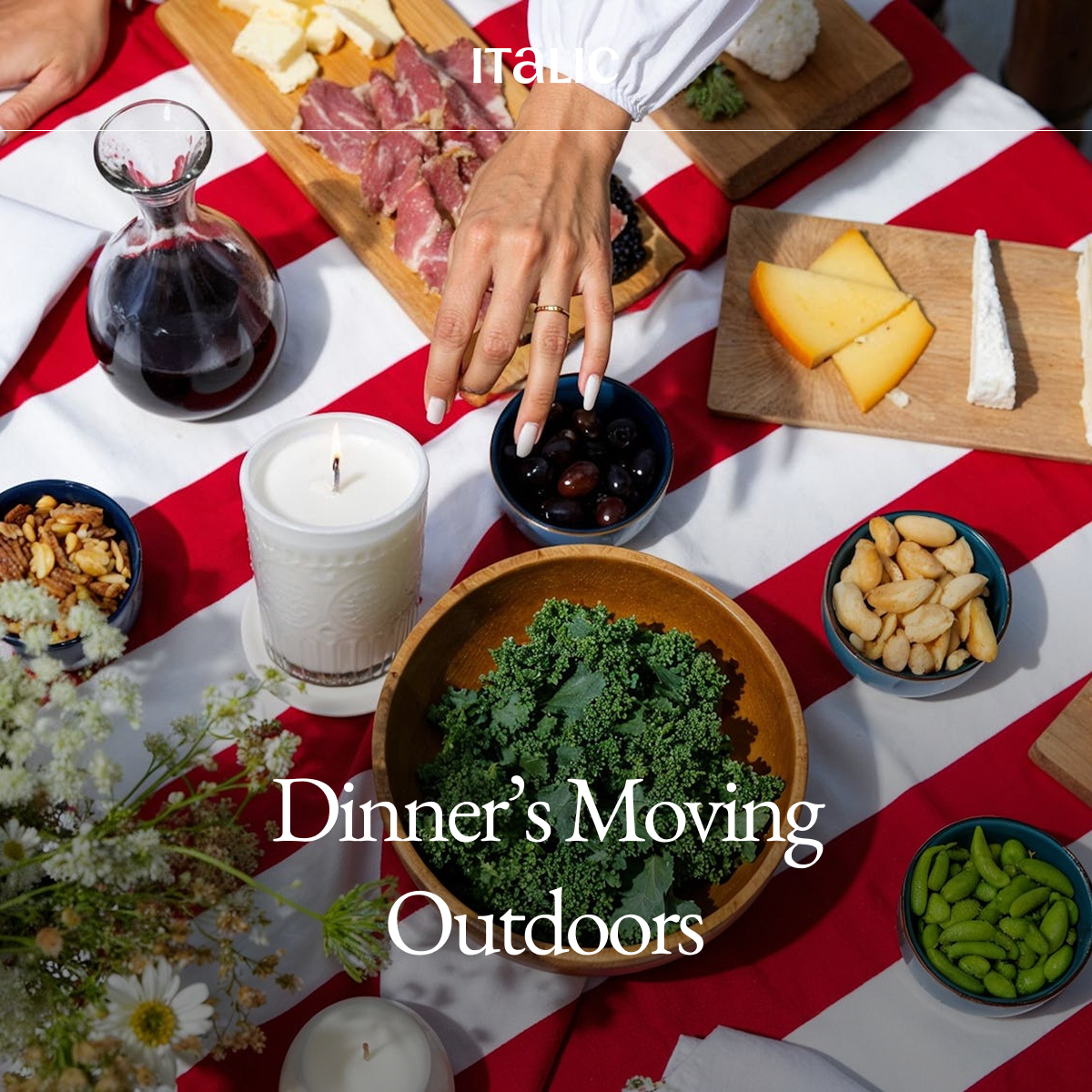 Dinner's Moving Outdoors