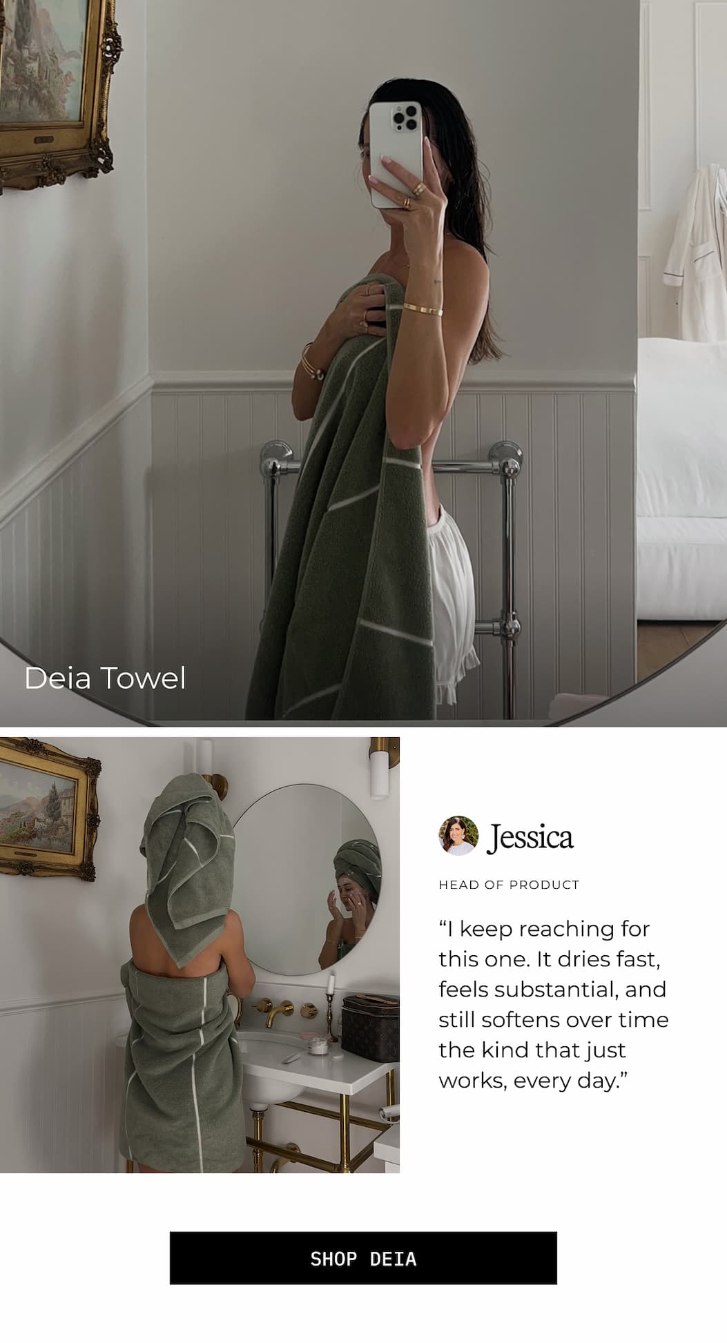 ITALIC | Deia Towel from Palma Collection