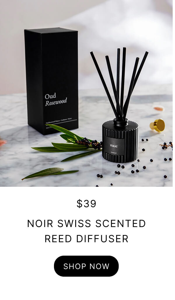 Noir Swiss Scented Reed Diffuser