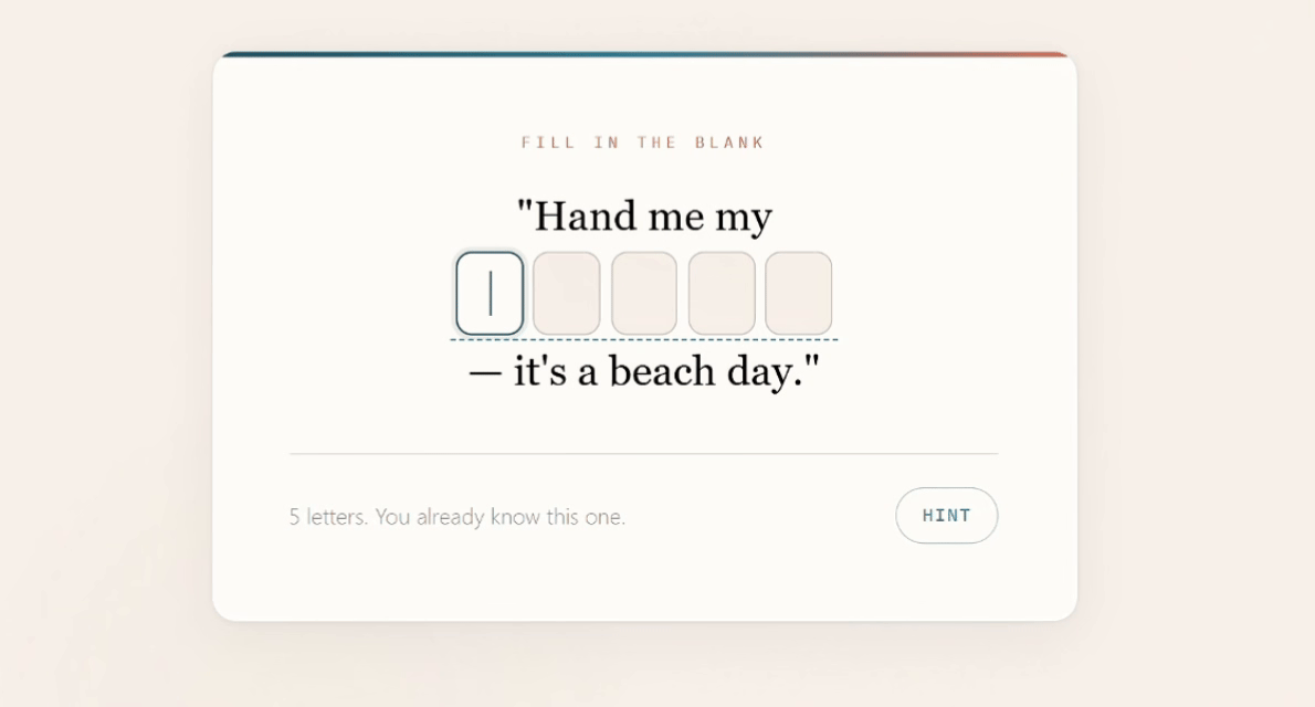 ITALIC | OFFLINE TOWEL TEASER
