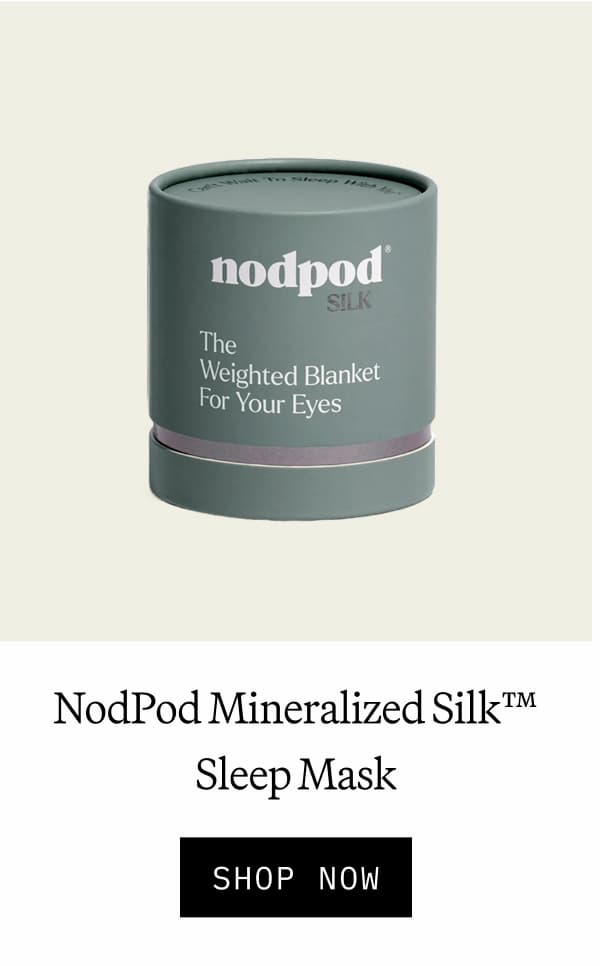 NODPOD MINERALIZED SILK SLEEP MASK