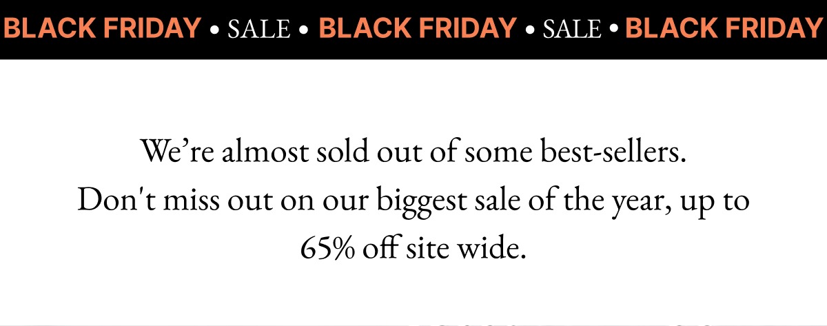 Italic | Life is Luxury | Last chance to shop black friday