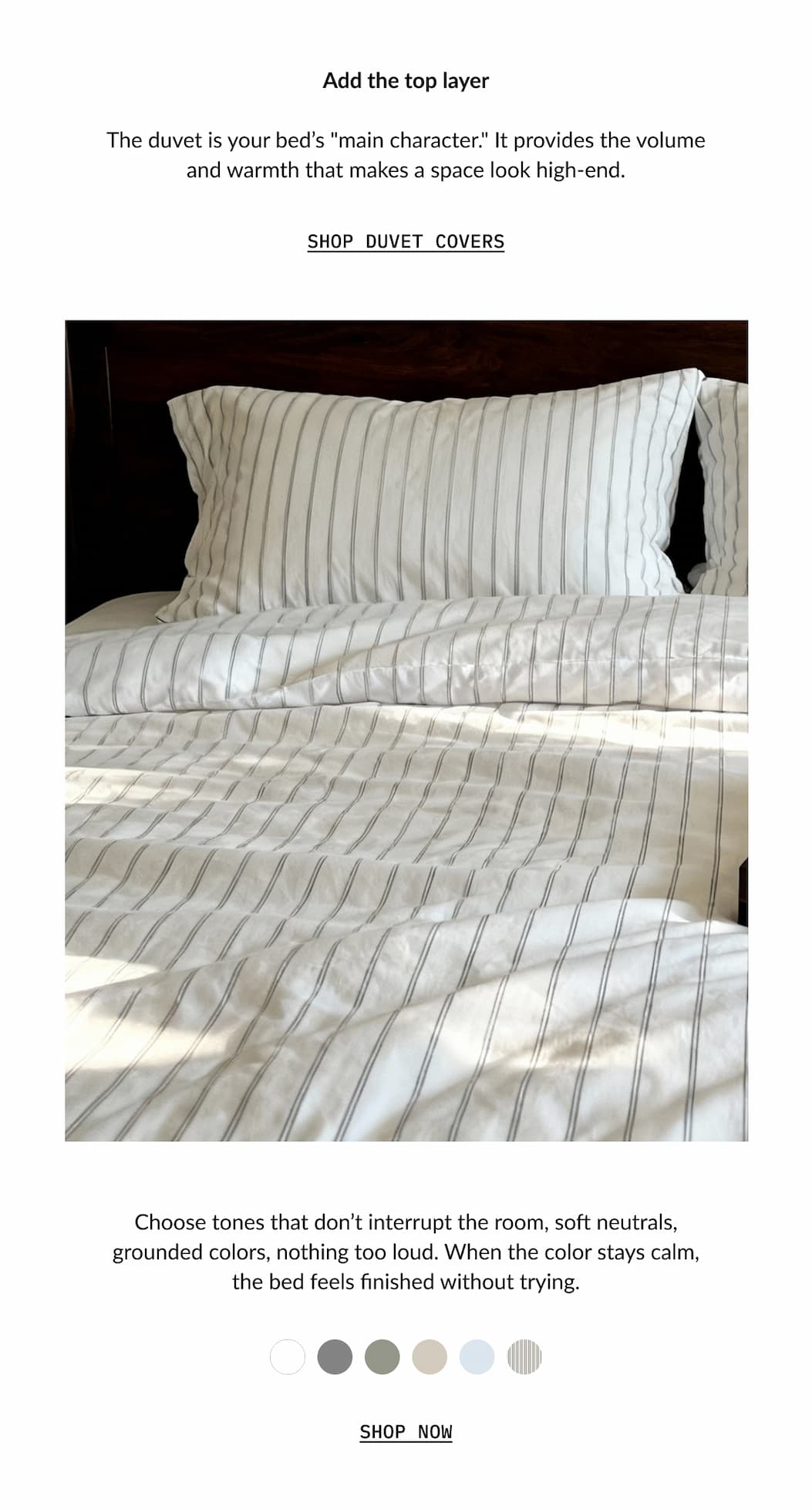 ITALIC | Duvet Cover