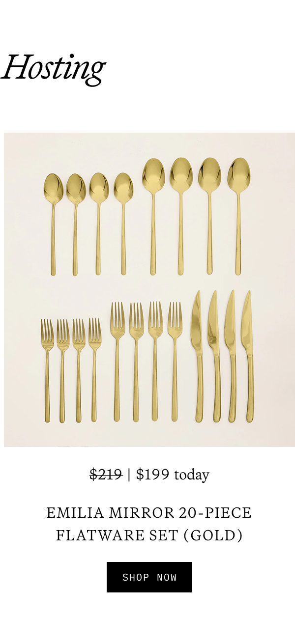 Emilia Mirror 20-Piece Flatware Set