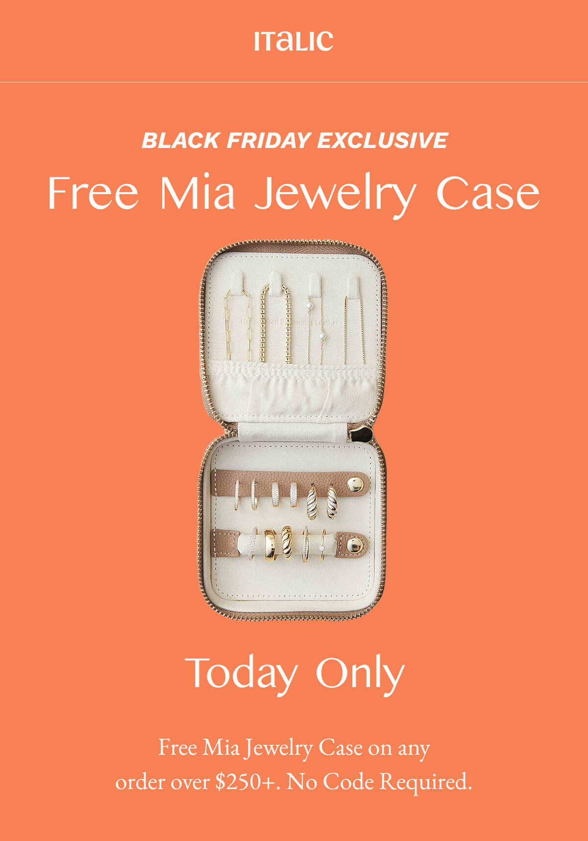 Italic | Life is Luxury | Now Live | Up to 65% Off Sitewide | Free Mia