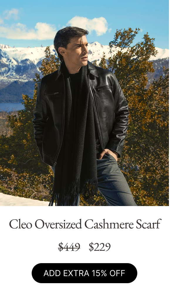 Cleo Oversized Cashmere Scarf