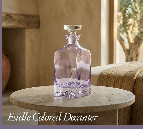 Estelle Colored Decanter