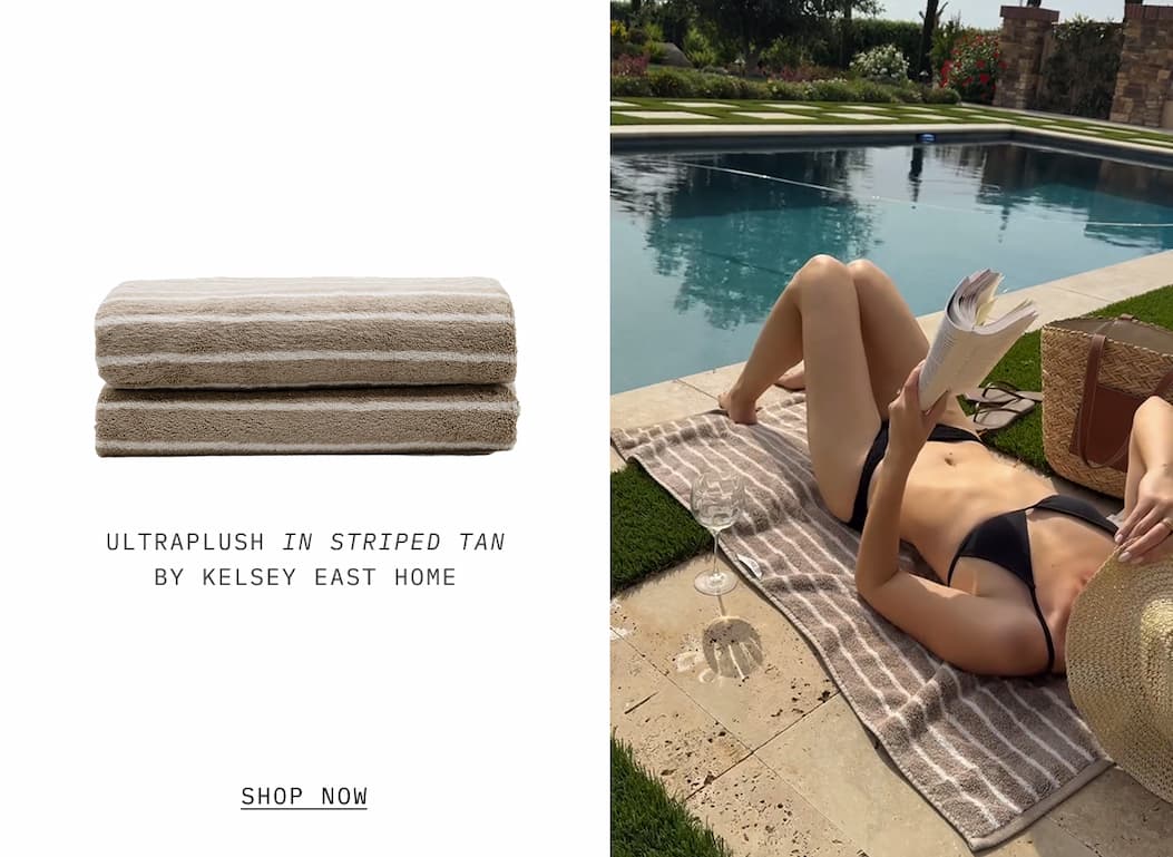 ITALIC | Ultraplush Striped Tan