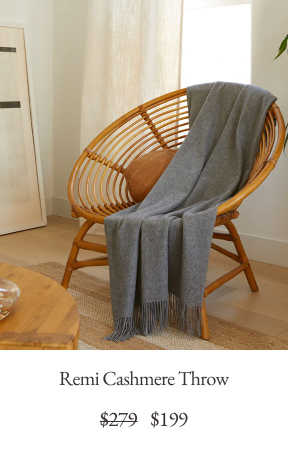 Remi Cashmere Throw