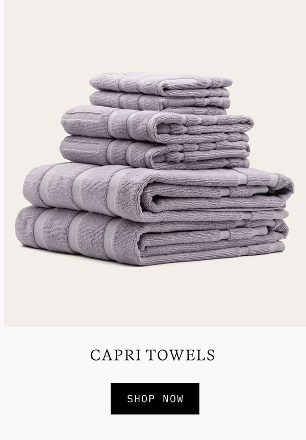 Capri Lilac Towel Set