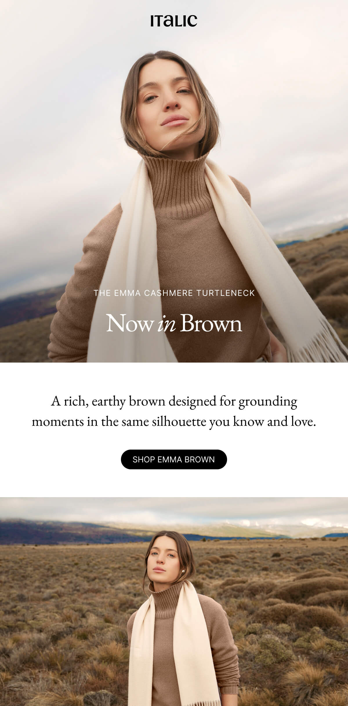 Italic | Life is the Luxury | Emma Cashmere Relaxed Turtleneck Sweater