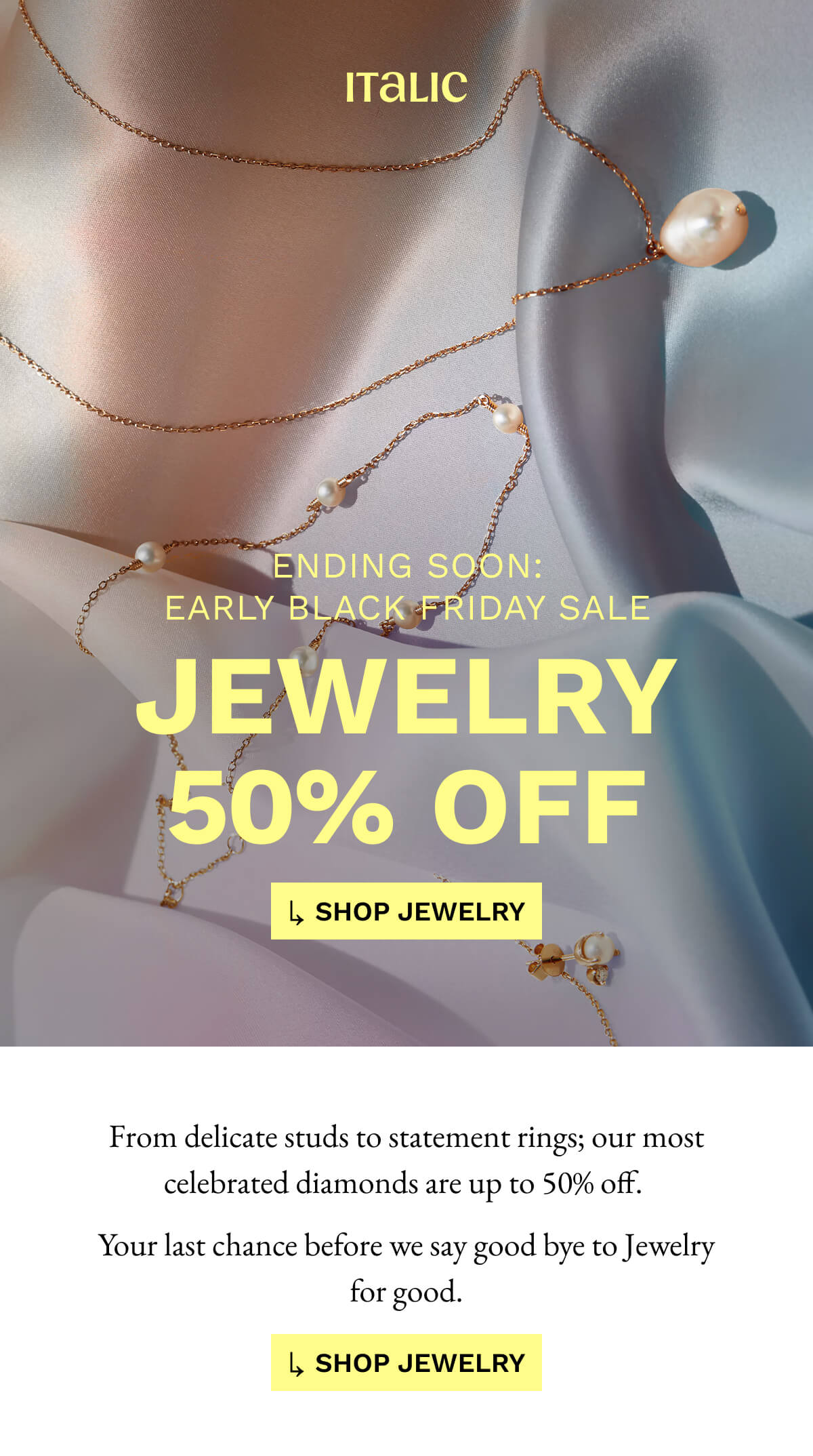 Italic | Jewelry 50% OFF