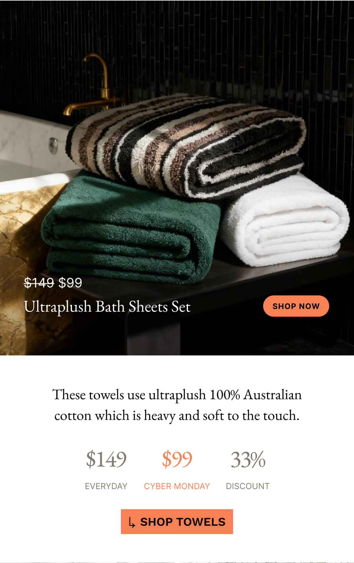 Ultraplush Australian Bath Sheet Set