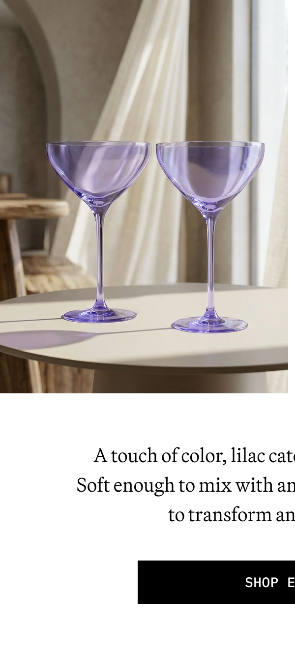 Estelle Colored Martini Glass Set