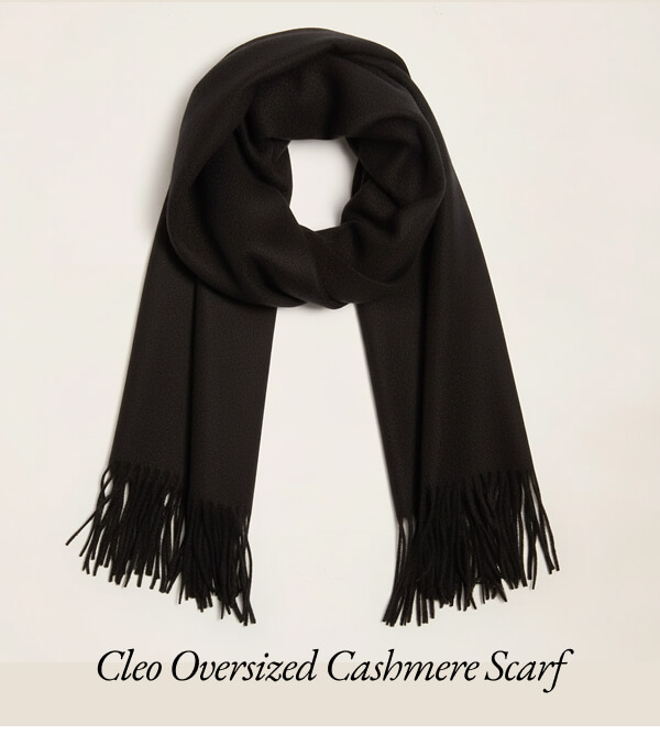 Cleo Oversized Cashmere Scarf