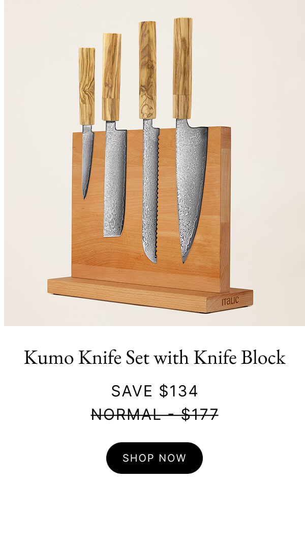 Kumo Knife Set with Knife Block