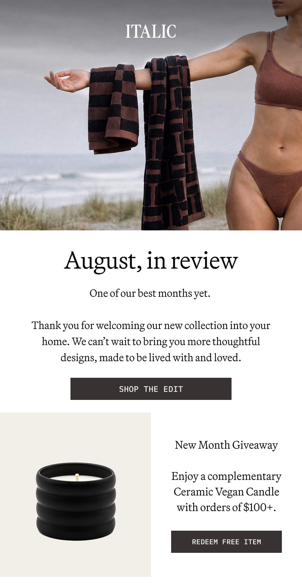 ITALIC | August in Review