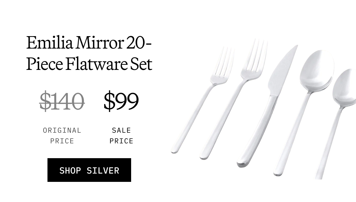 ITALIC | Emilia Mirror 20-Piece Flatware Set