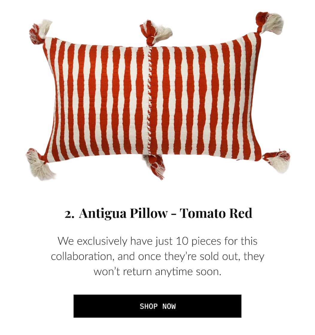 ANTIGUA PILLOW