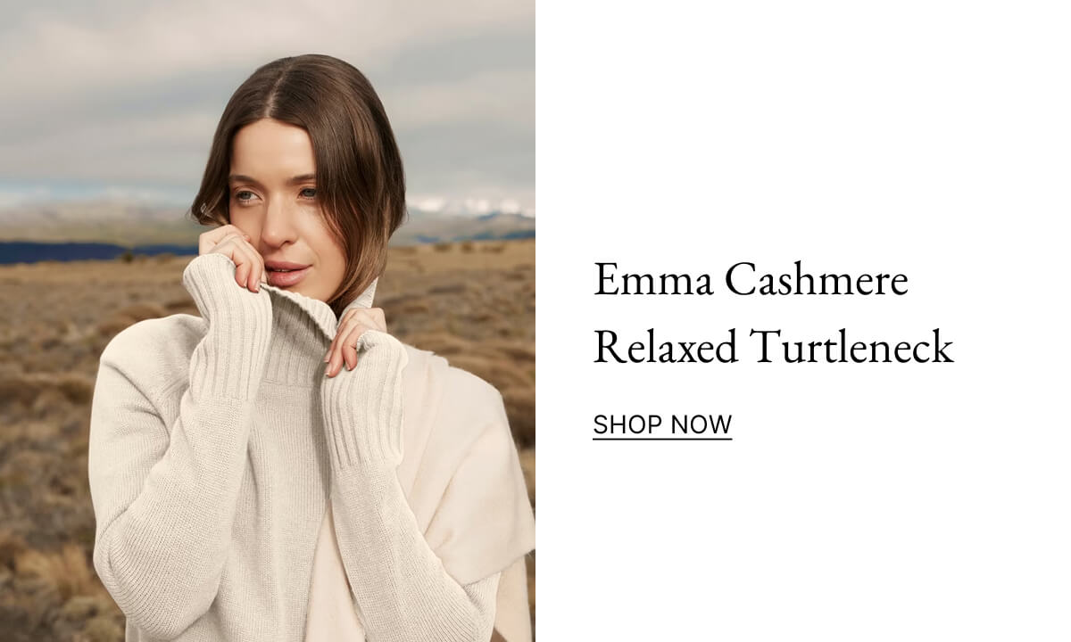 Emma Cashmere Relaxed Turtleneck