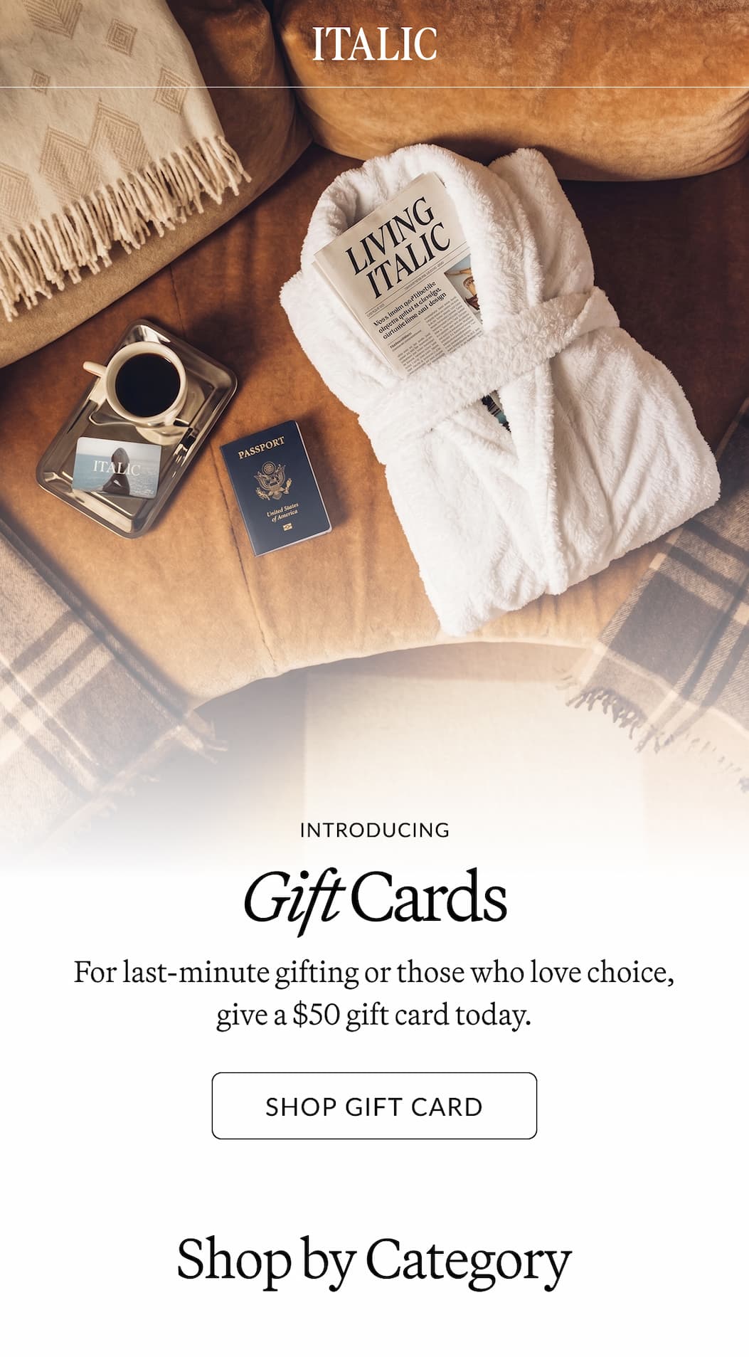 ITALIC | Introducing Gift cards