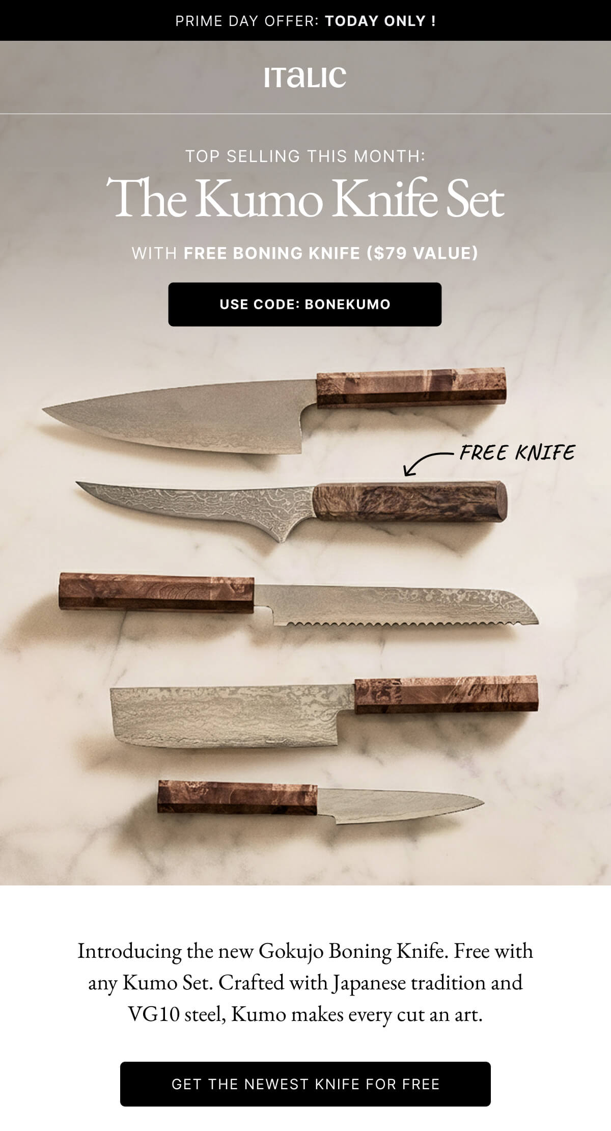 Italic | Life is the Luxury | Why do Chef's Trust Kumo? TECHNICALLY ADVANCED EXCELLENCE SHOP NOW