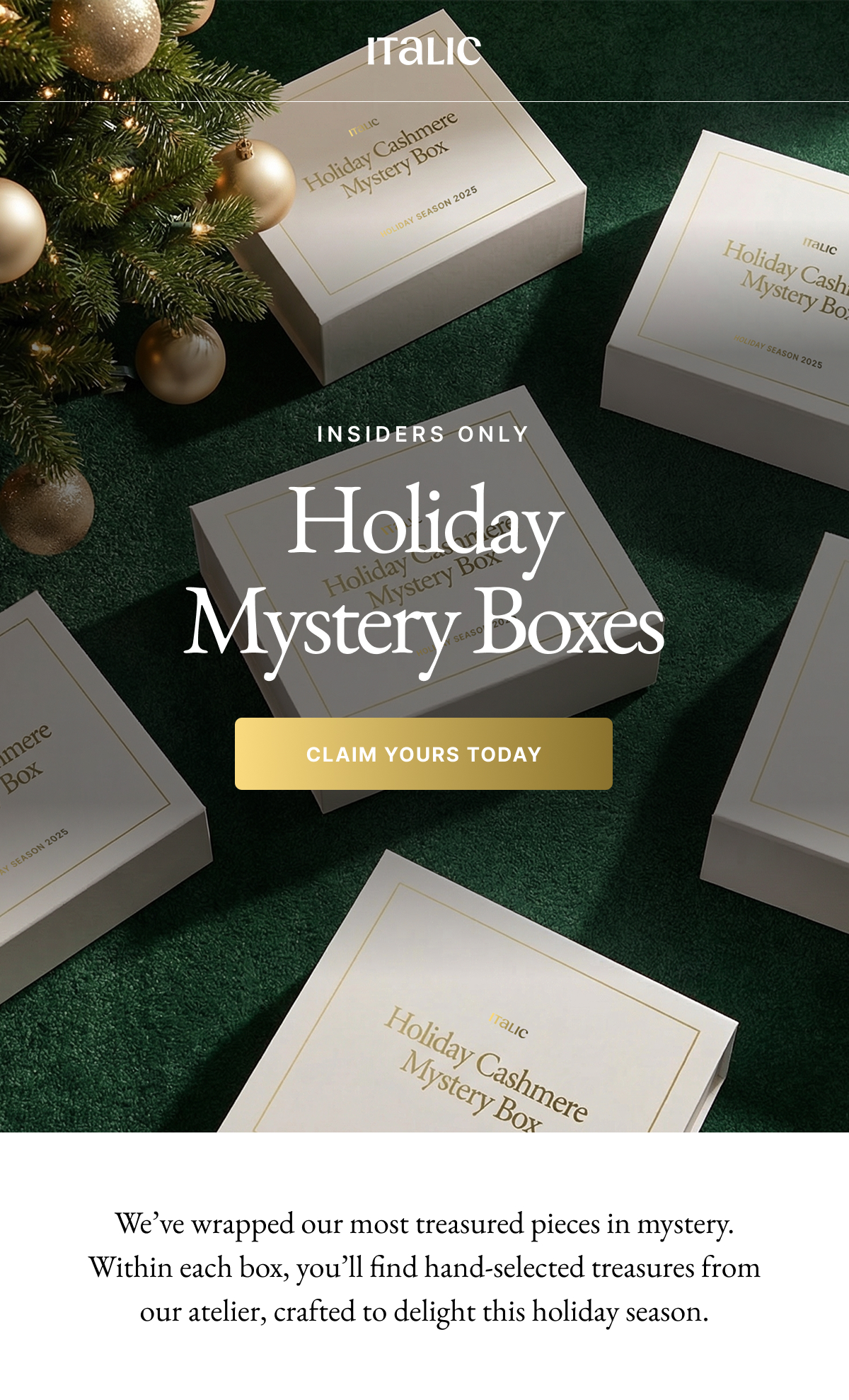 Italic | Life is Luxury