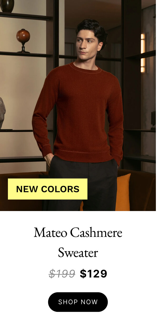 Mateo Cashmere Sweater