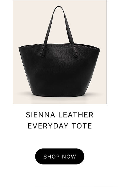 SIENNA LEATHER EVERYDAY TOTE