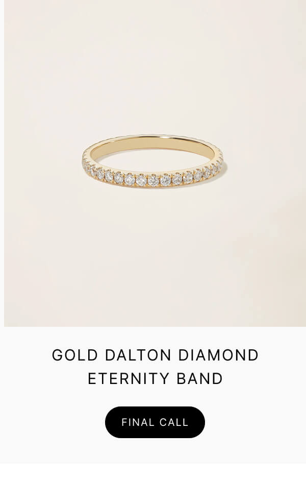 14k Solid Gold Dalton Diamond Eternity Band