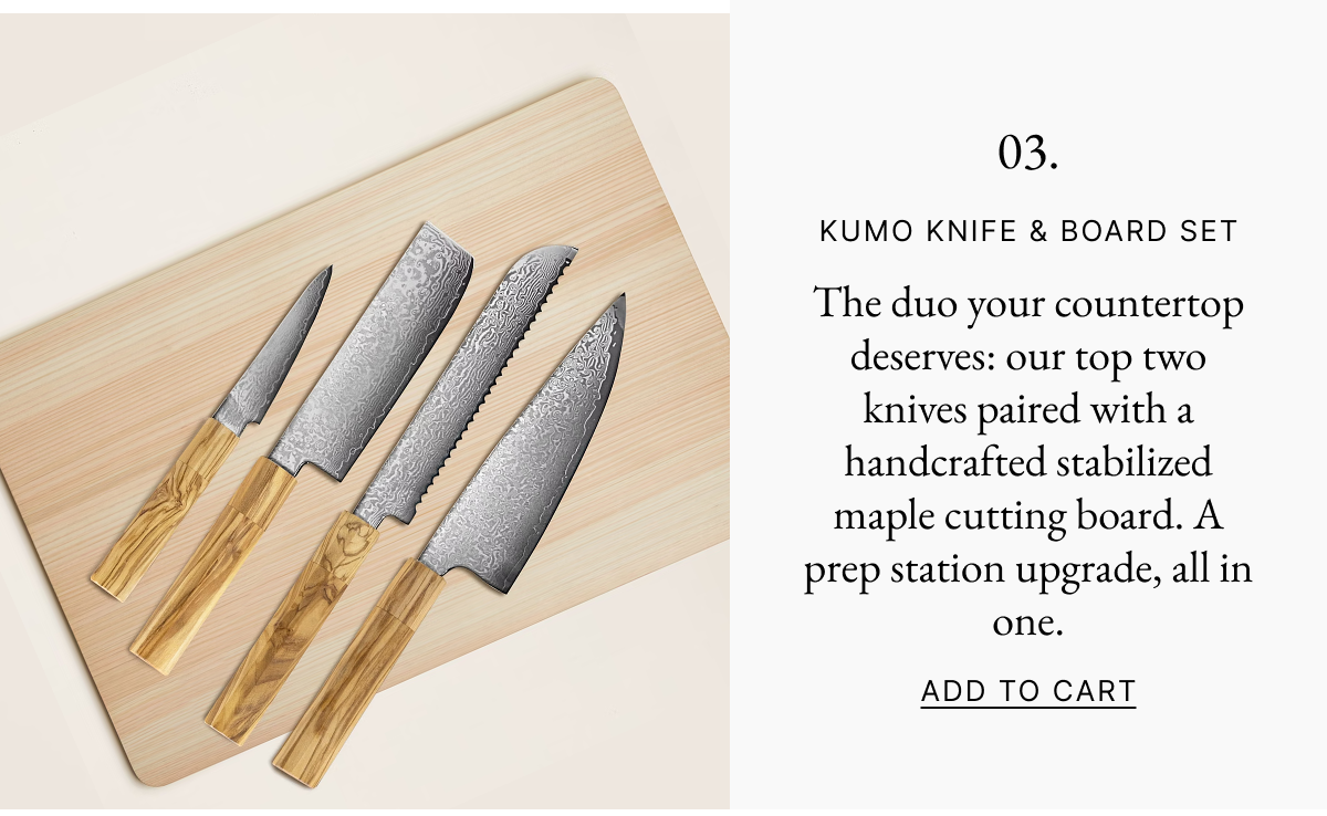 KUMO KNIFE & BOARD SET