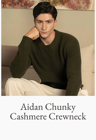 Aidan Chunky Cashmere Crewneck