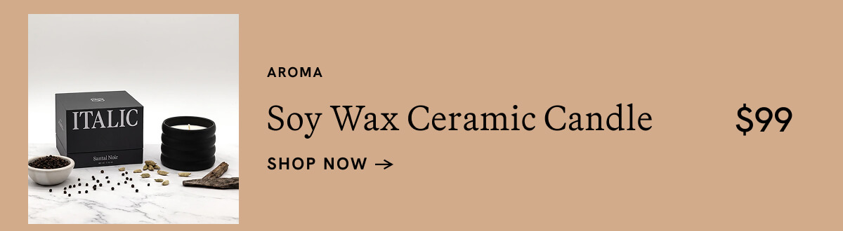 Soy Wax Ceramic Candle