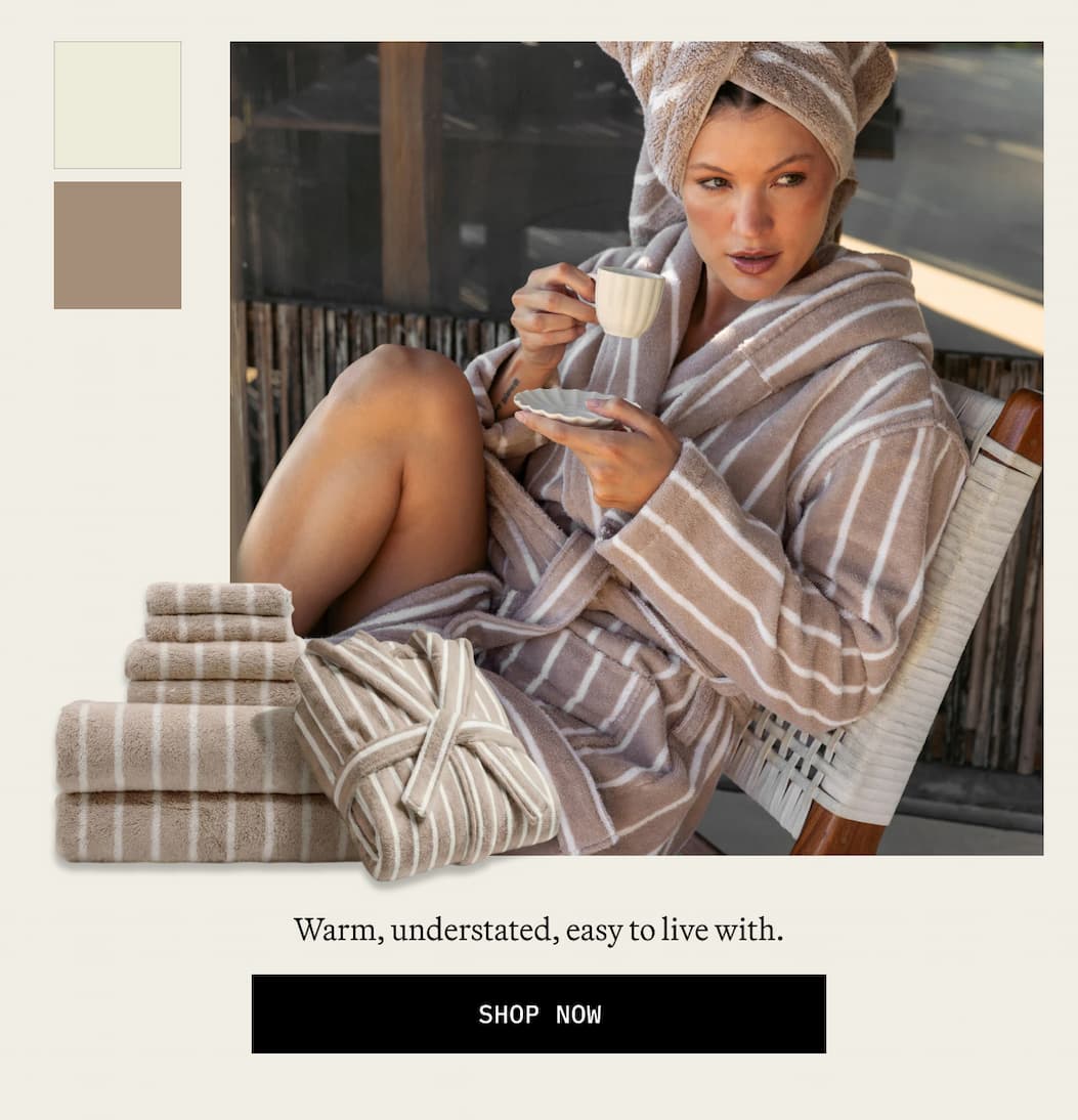 ITALIC | Moab Striped Tan Set