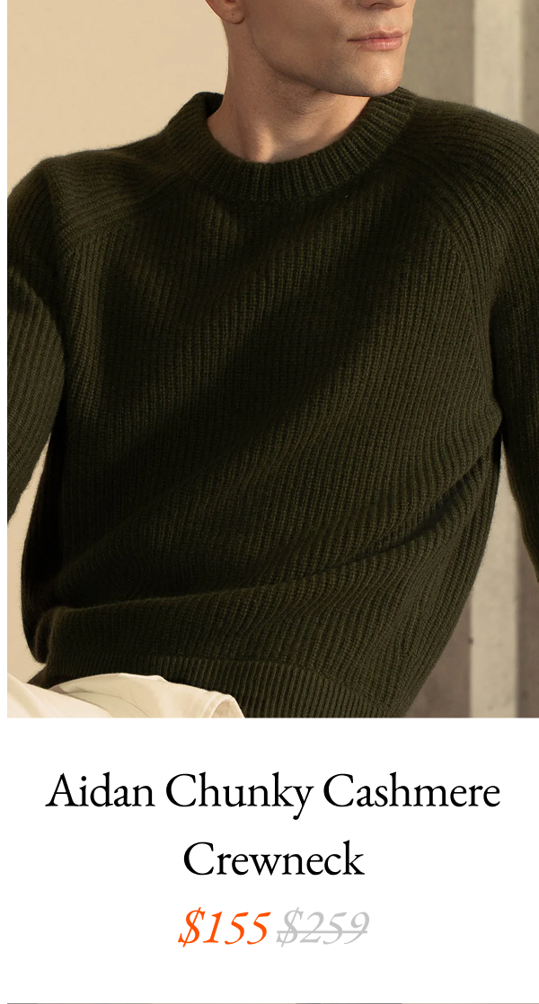 Aidan Chunky Cashmere Crewneck
