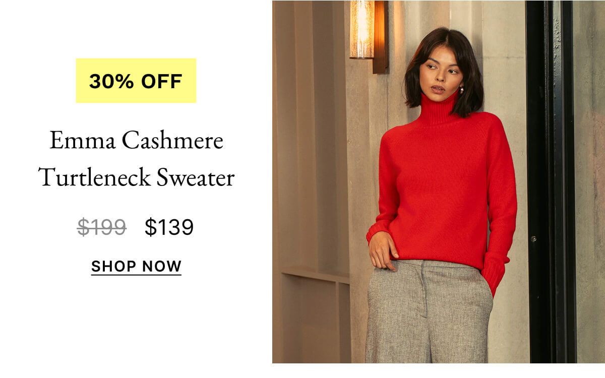 Emma Cashmere Turtle Sweater